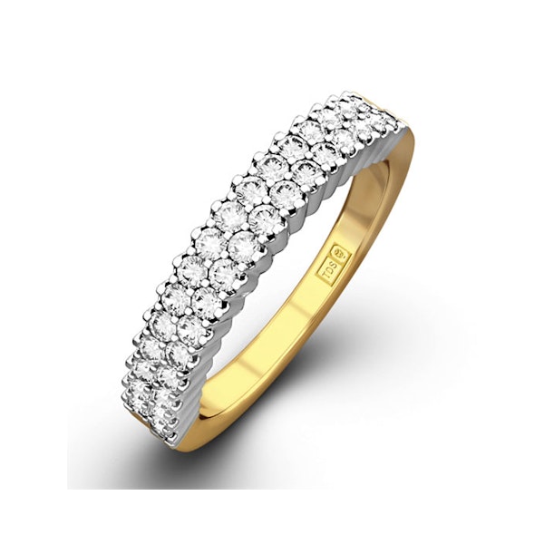 SOPHIE 18K Gold Diamond ETERNITY RING 0.50CT H/SI - Image 1