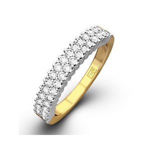 SOPHIE 18K Gold Diamond ETERNITY RING 0.50CT H/SI