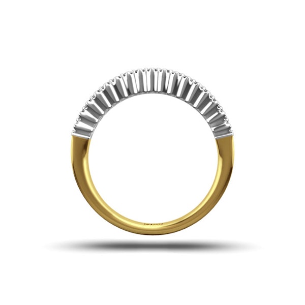 SOPHIE 18K Gold Diamond ETERNITY RING 0.50CT H/SI - Image 3