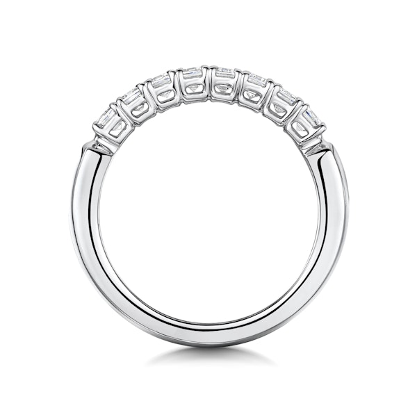 Norah Diamond Eternity Ring Emerald Cut 1.65ct VVs 18KW Size O-W - Image 3