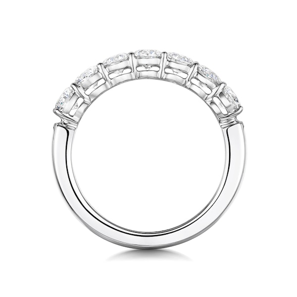 Lenora Diamond Eternity Ring Round Cut 1.8ct VVs Platinum Size J-N - Image 3