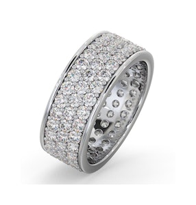 Eternity Ring Tia Platinum Diamond 3.00ct H/Si
