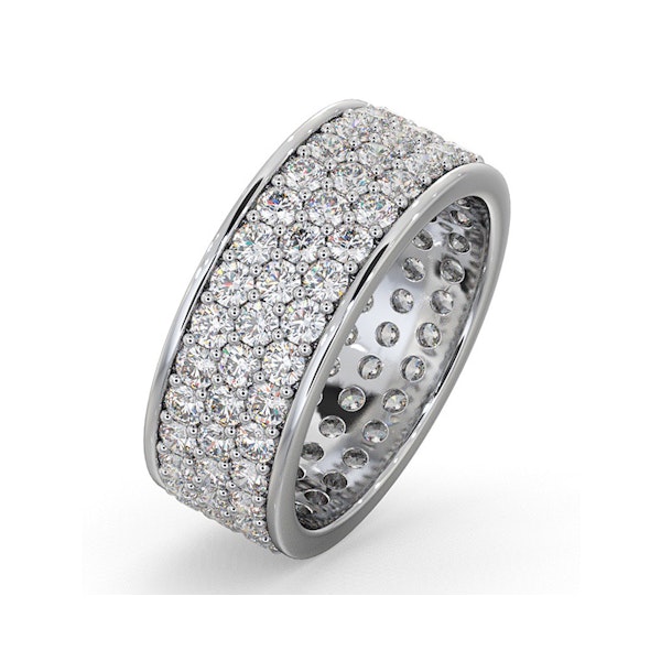 Eternity Ring Tia 18KW Diamond 3.00ct H/Si - Image 1