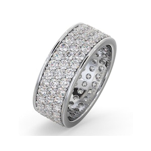 Eternity Ring Tia Platinum Diamond 3.00ct H/Si