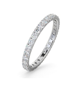 Eternity Ring Erin 18K White Gold Diamond 1.00ct G/Vs