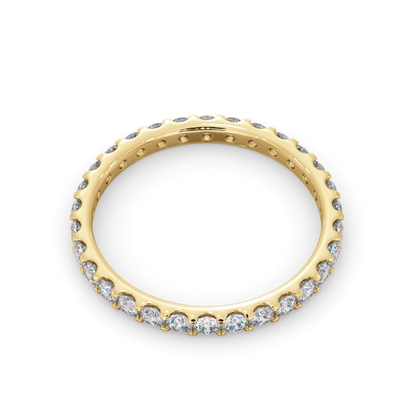 Eternity Ring Erin 18K Gold Diamond 1.00ct H/Si - Image 4