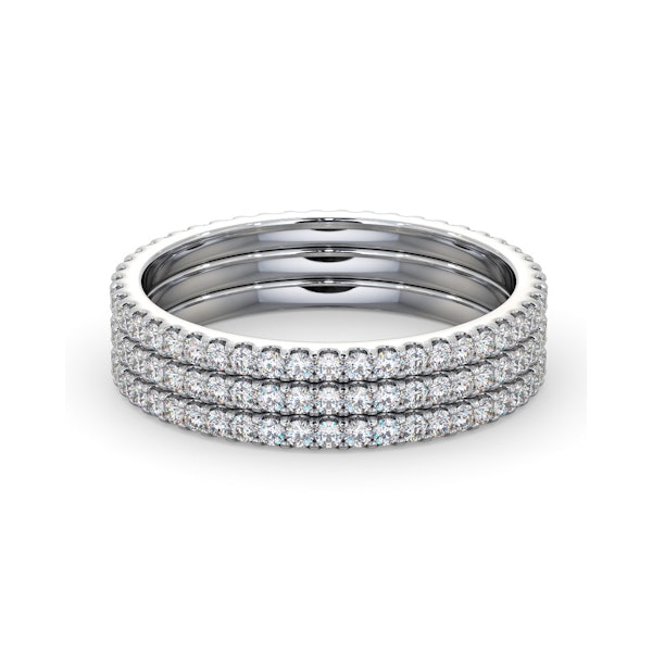 Eternity Ring Erin Diamond 1.50ct and Three Platinum Set - Image 3