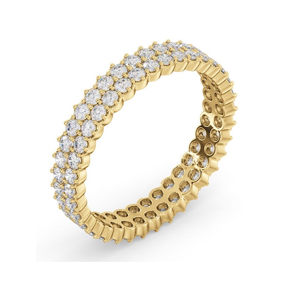 Eternity Ring Jasmine 18K Gold Diamond 1.00ct H/Si - Image 2
