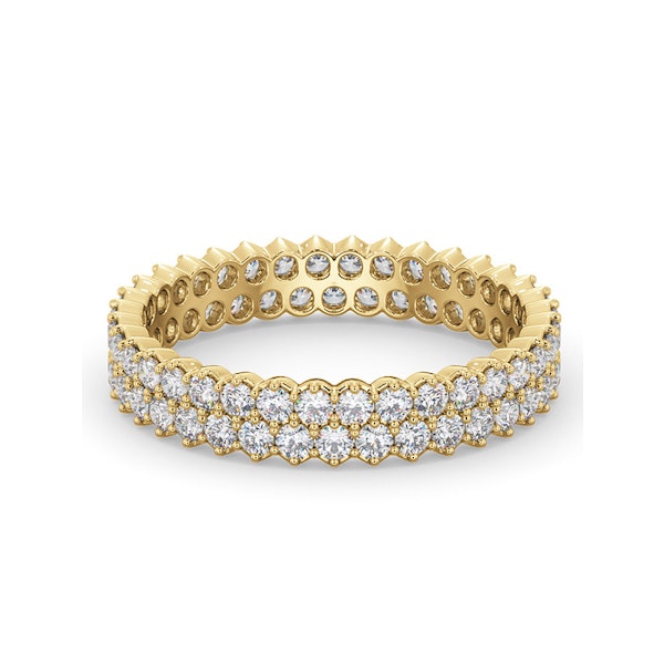 Eternity Ring Jasmine 18K Gold Diamond 1.00ct H/Si - Image 3
