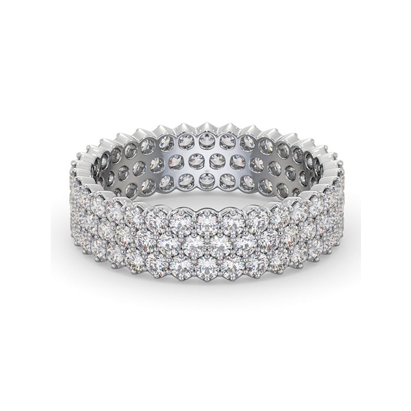 Eternity Ring Jasmine Platinum Diamond 2.00ct H/Si - Image 3