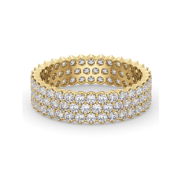 Eternity Ring Jasmine 18K Gold Diamond 2.00ct H/Si - Image 3