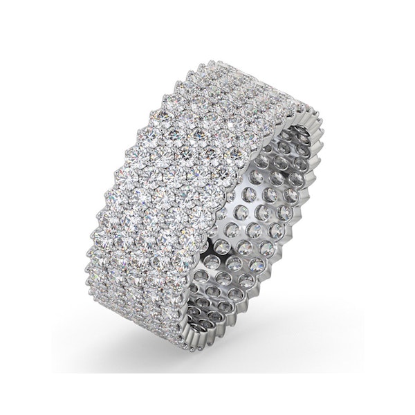 Eternity Ring Jasmine 18K White Gold Diamond 3.00ct G/Vs - Image 1