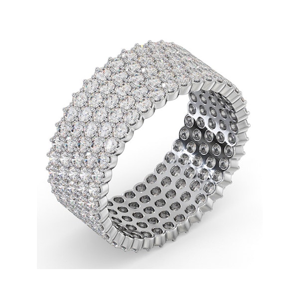 Eternity Ring Jasmine 18K White Gold Diamond 3.00ct G/Vs - Image 2
