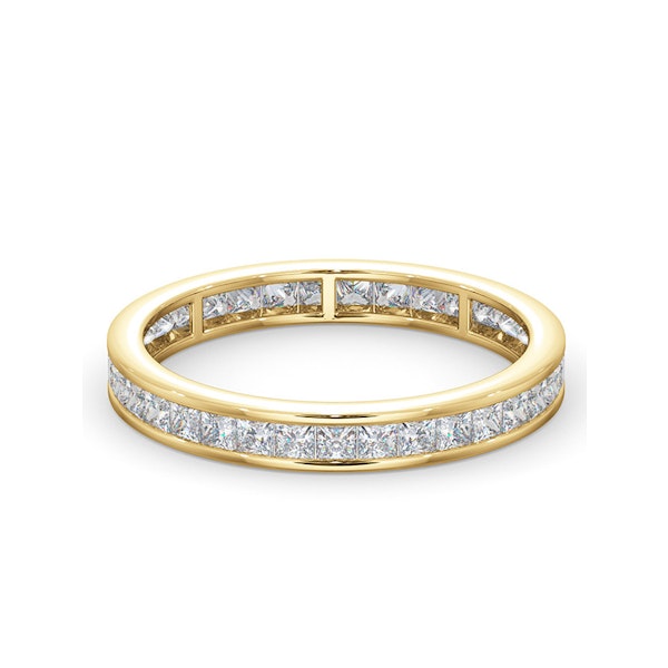 Lauren Lab Princess Diamond Eternity Ring 18K Gold 1.00ct G/Vs - Image 3