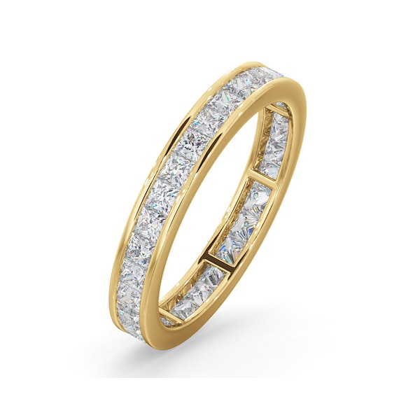 Eternity Ring Lauren 18K Gold Diamond 1.50ct H/Si - Image 1