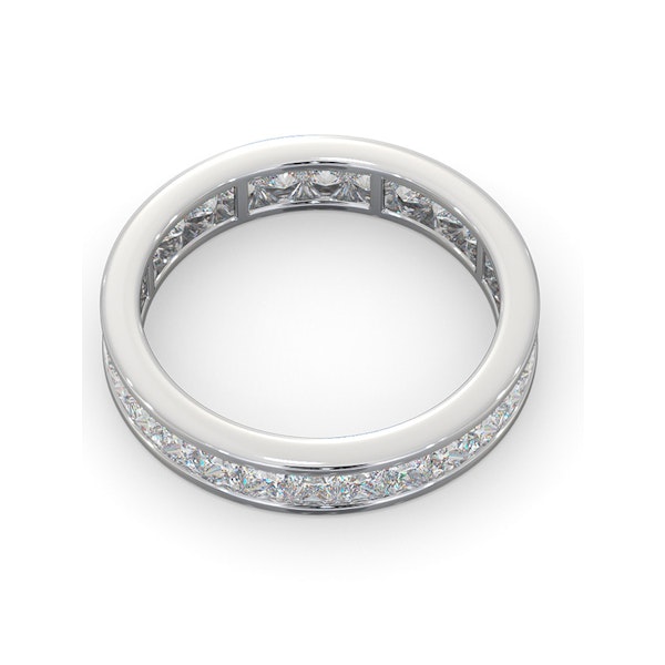 Lauren Lab Princess Diamond Eternity Ring 18K White Gold 2.00ct G/Vs - Image 4