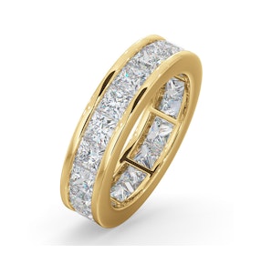 Eternity Ring Lauren 18K Gold Diamond 5.00ct G/Vs