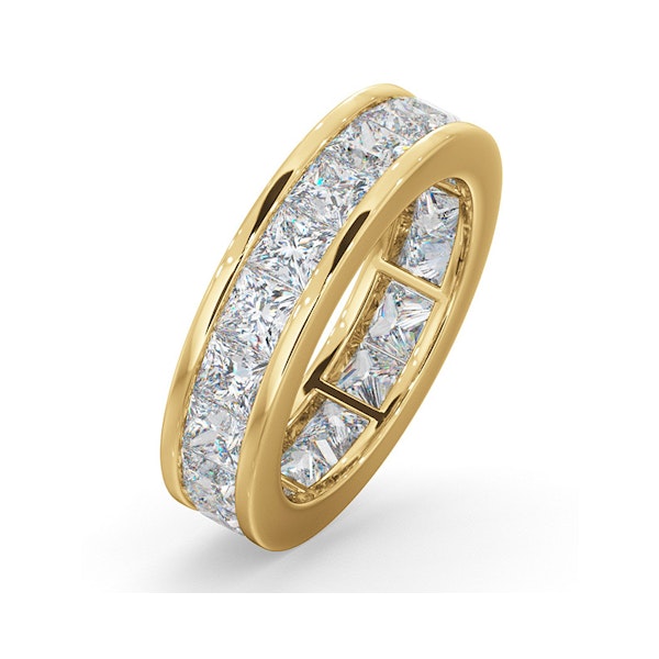 Eternity Ring Lauren 18K Gold Diamond 5.00ct H/Si - Image 1