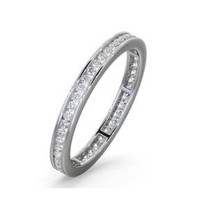 Diamond Eternity Ring Rae Channel Set 0.50ct H/Si in 18K White Gold