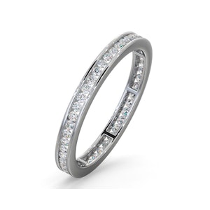 Diamond Eternity Ring Rae Channel Set 0.50ct H/Si in Platinum