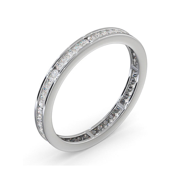 Diamond Eternity Ring Rae Channel Set 0.50ct H/Si in 18K White Gold - Image 2
