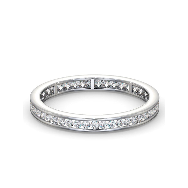 Diamond Eternity Ring Rae Channel Set 0.50ct H/Si in Platinum - Image 3