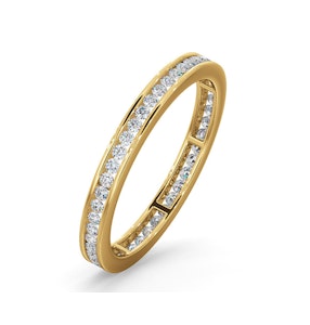 Diamond Eternity Ring Rae Channel Set 0.50ct H/Si in 18K Gold - Size S