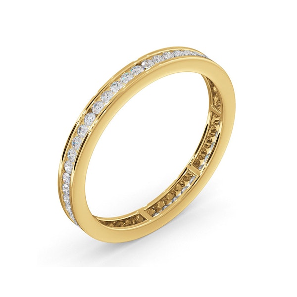 Diamond Eternity Ring Rae Channel Set 0.50ct H/Si in 18K Gold - Image 2