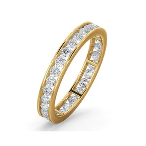 Rae Lab Diamond Eternity Ring Channel Set 1.00ct H/Si in 18K Gold