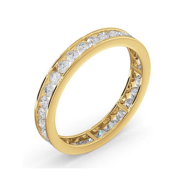 Diamond Eternity Ring Rae Channel Set 1.00ct H/Si in 18K Gold - Image 2