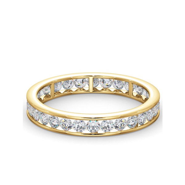 Diamond Eternity Ring Rae Channel Set 1.00ct H/Si in 18K Gold - Image 3