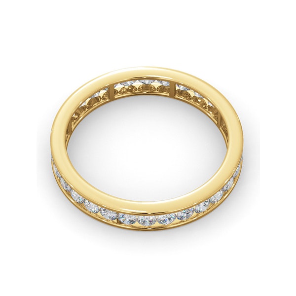 Diamond Eternity Ring Rae Channel Set 1.00ct H/Si in 18K Gold - Image 4
