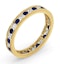 ETERNITY RING RAE DIAMONDS H/Si AND SAPPHIRE 1.40CT - 18K GOLD - image 2