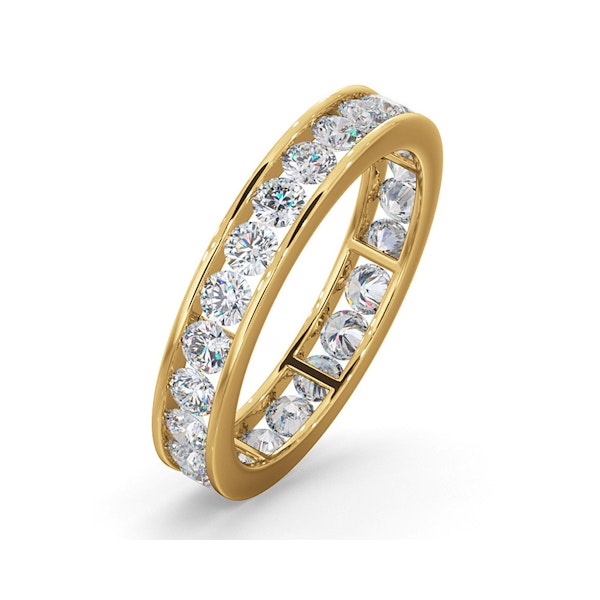 Diamond Eternity Ring Rae Channel Set 1.50ct H/Si in 18K Gold - Image 1
