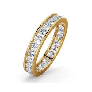 Diamond Eternity Ring Rae Channel Set 1.50ct H/Si in 18K Gold