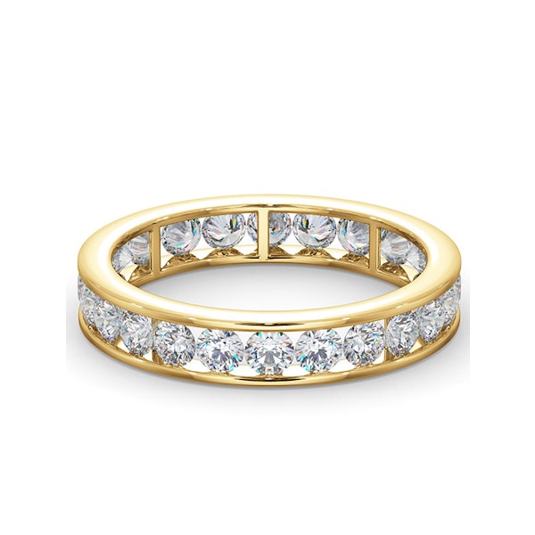 Diamond Eternity Ring Rae Channel Set 1.50ct H/Si in 18K Gold - Image 3