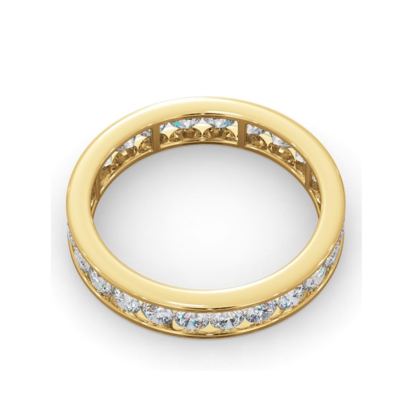 Diamond Eternity Ring Rae Channel Set 1.50ct H/Si in 18K Gold - Image 4