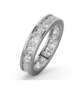 Diamond Eternity Ring Rae Channel Set 2.00ct H/Si in 18K White Gold - Size N only