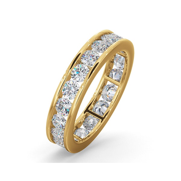 Rae Lab Diamond Eternity Ring Channel Set 2.00ct H/Si in 18K Gold - Image 1