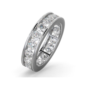 Diamond Eternity Ring Rae Channel Set 3.00ct H/Si in Platinum