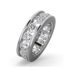 Diamond Eternity Ring Rae Channel Set 5.00ct H/Si in Platinum