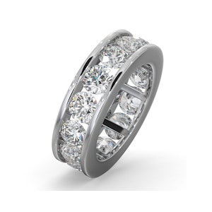 Diamond Eternity Ring Rae Channel Set 5.00ct H/Si in 18K White Gold