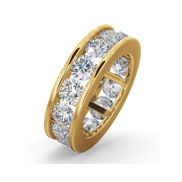 Diamond Eternity Ring Rae Channel Set 5.00ct H/Si in 18K Gold - Image 1
