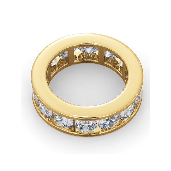 Diamond Eternity Ring Rae Channel Set 5.00ct H/Si in 18K Gold - Image 4