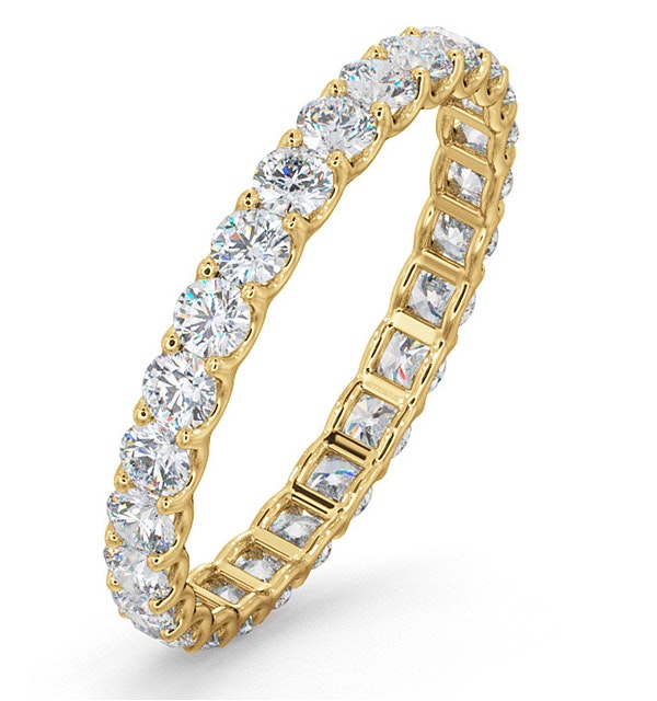 Eternity Ring Chloe 18K Gold Diamond 1.00ct G/Vs - image 1