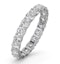 Chloe Lab Diamond Eternity Ring Platinum Claw Set 2.00ct H/Si - image 1