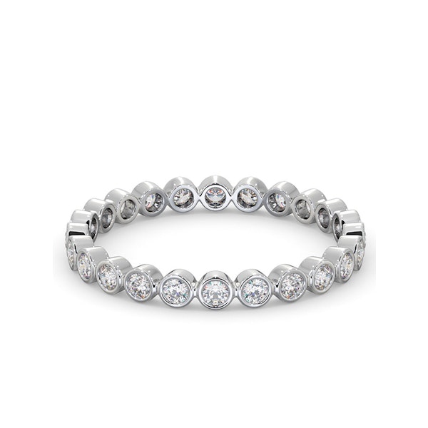 Eternity Ring Emily Platinum Diamond 0.50ct H/Si - Image 3