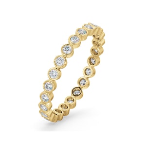 Eternity Ring Emily 18K Gold Diamond 0.50ct H/Si