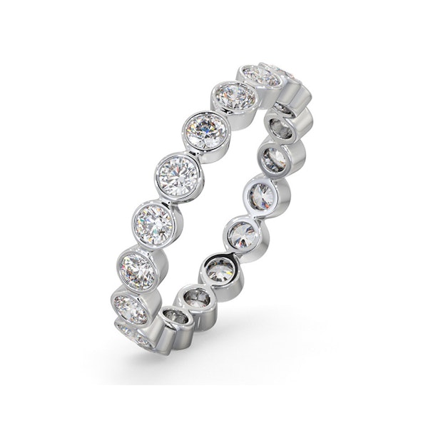 Eternity Ring Emily 18K White Gold Diamond 1.00ct G/Vs - Image 1