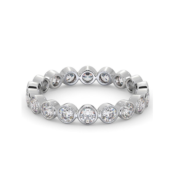 Eternity Ring Emily 18K White Gold Diamond 1.00ct H/Si - Image 3